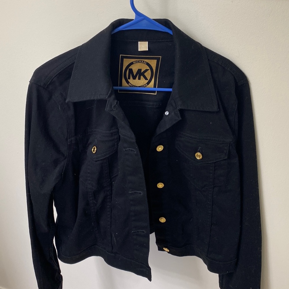Michael Kors Black ladies jean jacket